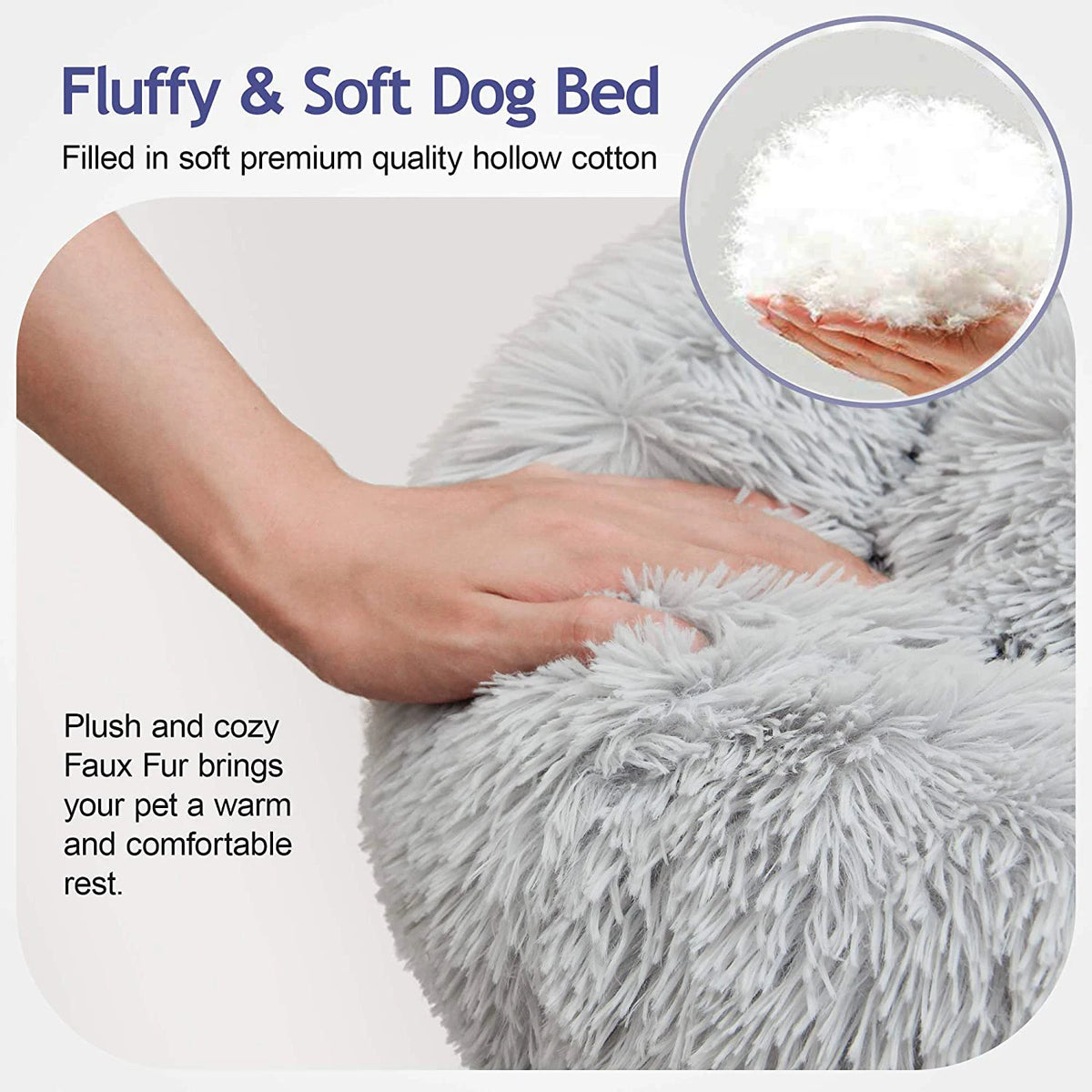 Donut-Kuschelbett – der flauschige Lieblingsplatz für deinen Hund